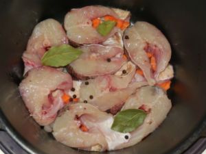кусочки рыбы