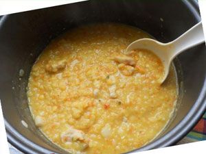 гороховая каша для рыбалки