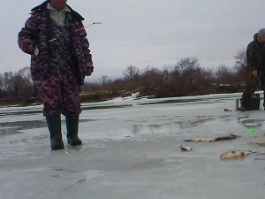 Рыбаки на льду