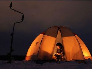 Отопление палатки зимой без угара