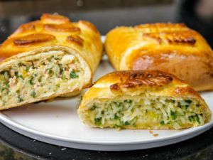 нарезанный пирог