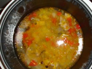 Суп из сайры в мультиварке - фото рецепт для Панасоник, Редмонд